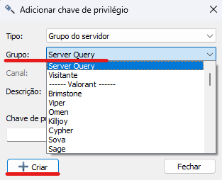 Como gerar uma chave/key de Server Admin/Server Query em seu servidor de TeamSpeak 3 — imagem 3 do tutorial