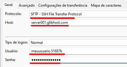 Como acessar arquivos do servidor via FileZilla — imagem 6 do tutorial